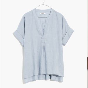 Madewell Embroidered Lakeline Popover Shirt